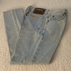 Women’s vintage Edwin straight leg jeans, blue, waist 29, length 32